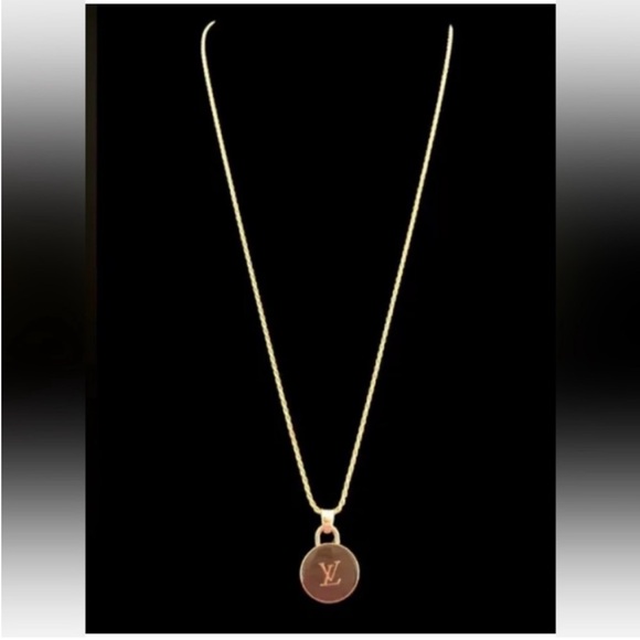 Authentic Louis Vuitton Brown Charm Necklace - Picture 3 of 3